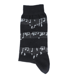 Socken "Musik Zeichen schwarz" verschiedene Größen